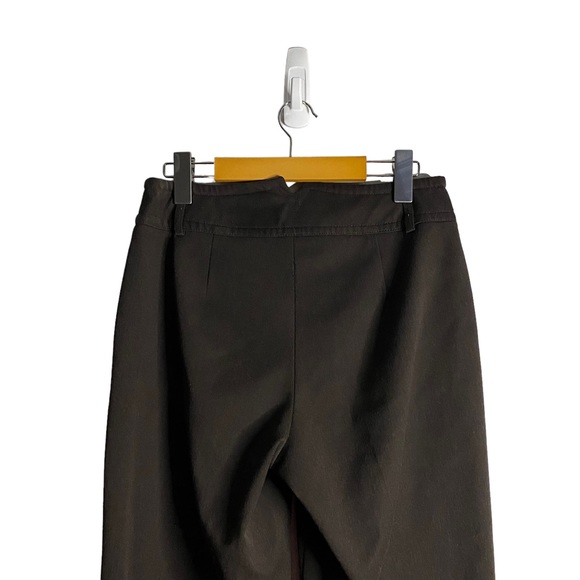 Tristan & Iseut Women's Brown Straight Leg Formal Pants - Picture 4 of 7